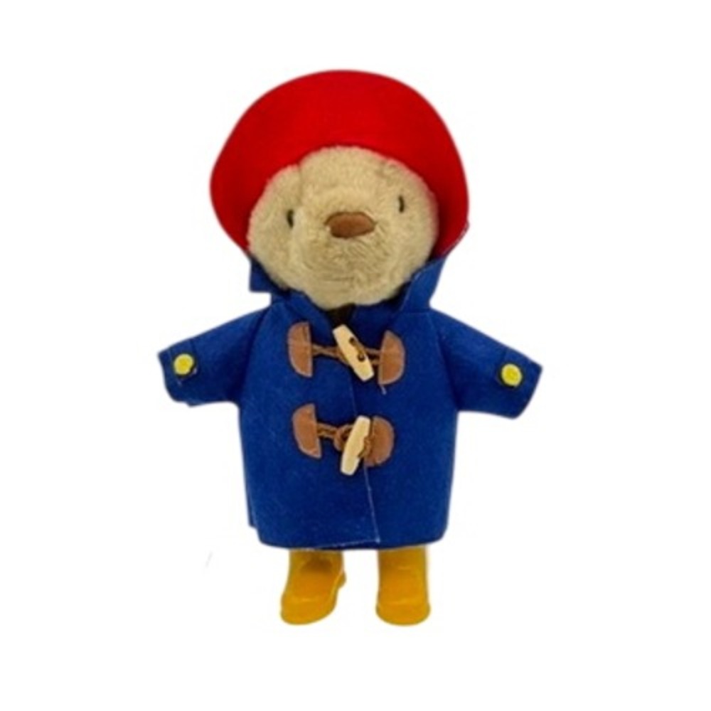 Paddington Bear Plush Teddy w/ Blue Duffle Coat Red Hat Yellow Boots